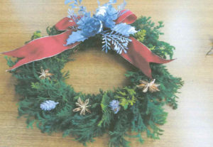 クリスマスリースの写真