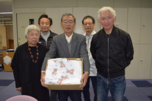 退職公務員連盟様タオル寄贈