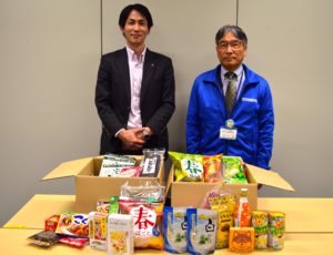 遠州信用金庫食料寄贈