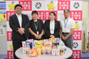明治安田生命磐田支部様よりフードドライブへ協力いただきました